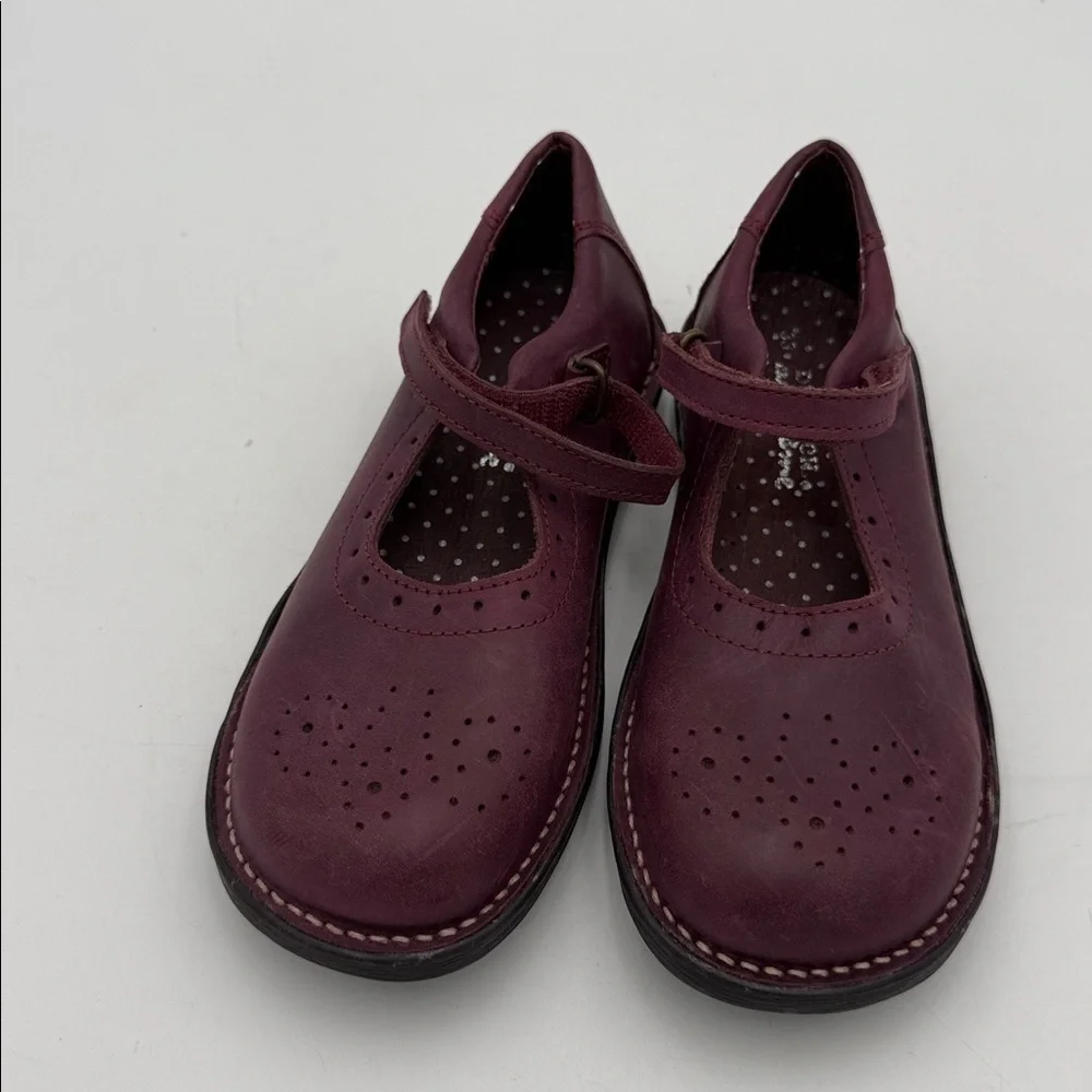 Du pareil au meme Elegant Burgundy Mary Jane Shoes kids 33 leather casual event